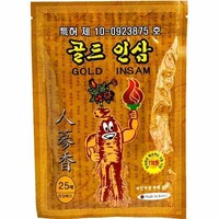 Korean Gold Insam - Пластыри против боли в спине женьшеневые 1 упаковка (25 листов) Korean Gold Insam - Пластыри против боли в спине женьшеневые 1 упаковка (25 листов)
